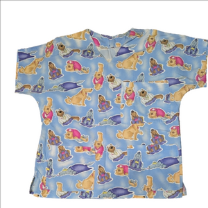 Handmade Cat And Dog Scrub Top Size Medium